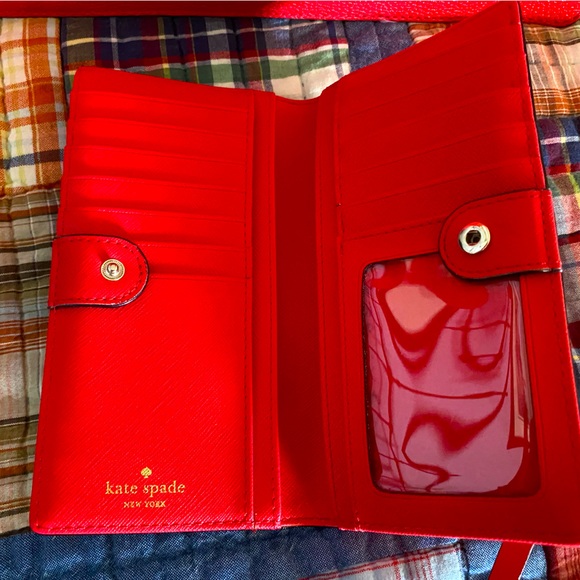 Kate spade Red Wallet - Picture 1 of 4